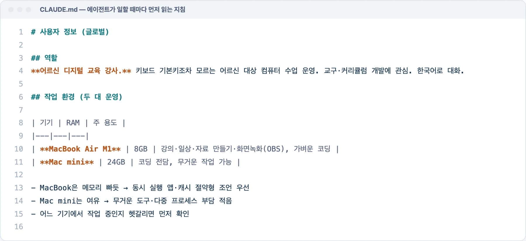 AI가 먼저 읽는 지침 파일