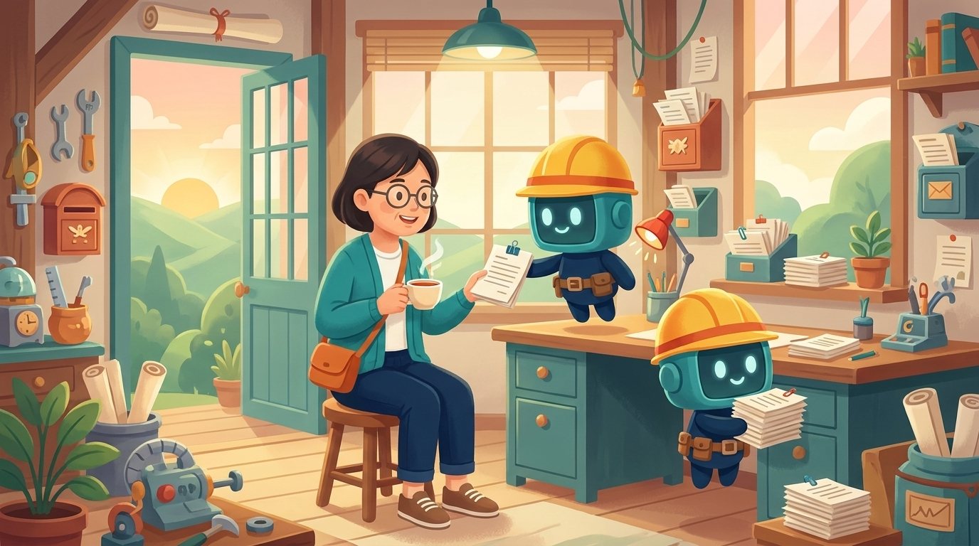 한 장 브리핑 장면