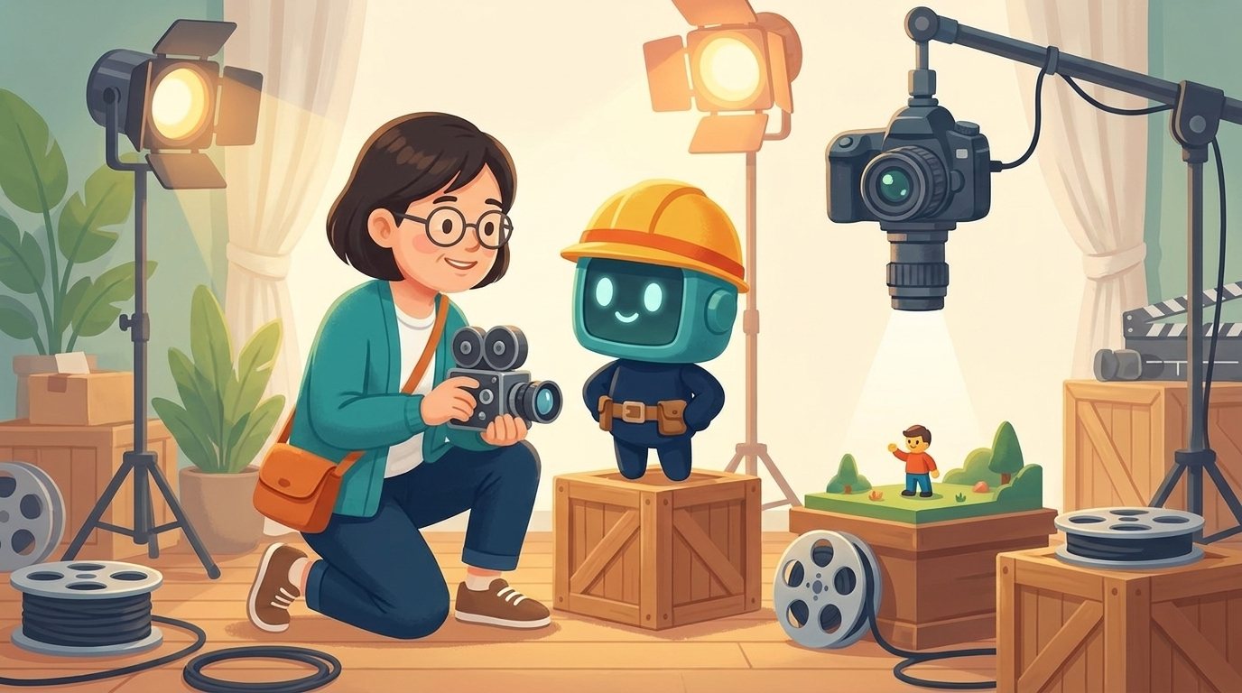 AI 영상 크리에이터 — 3분 단편 여행 시작 장면