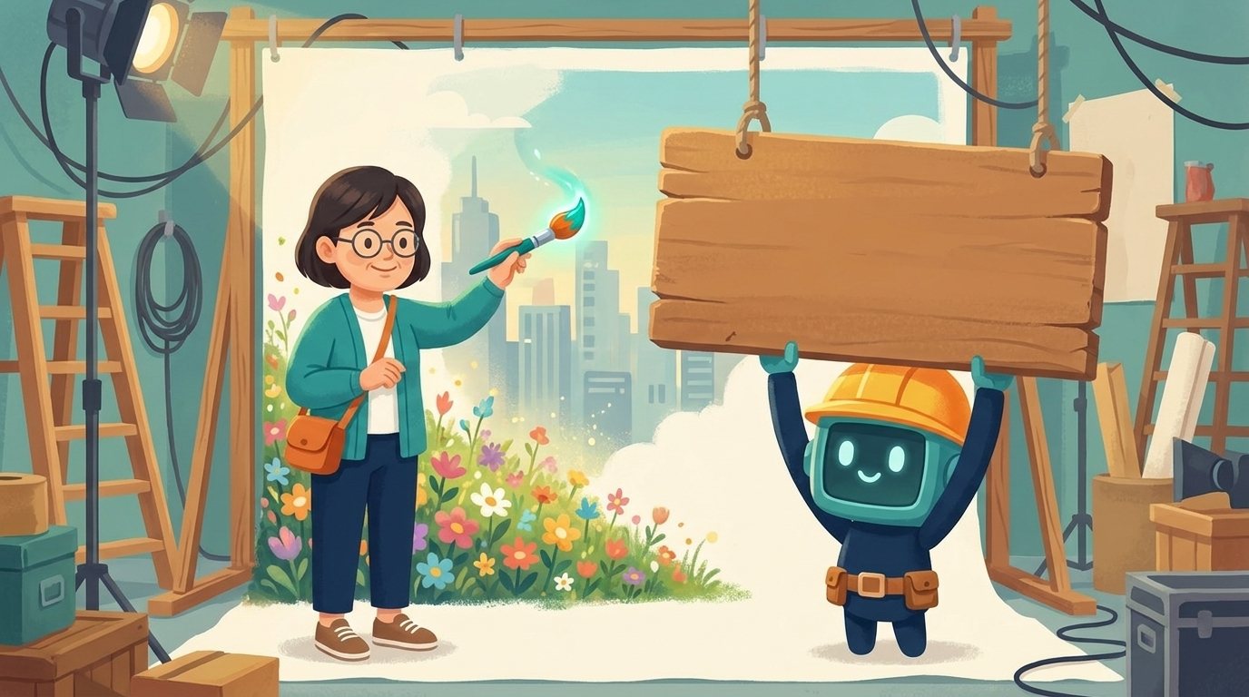 그림 고쳐 칠하기 장면